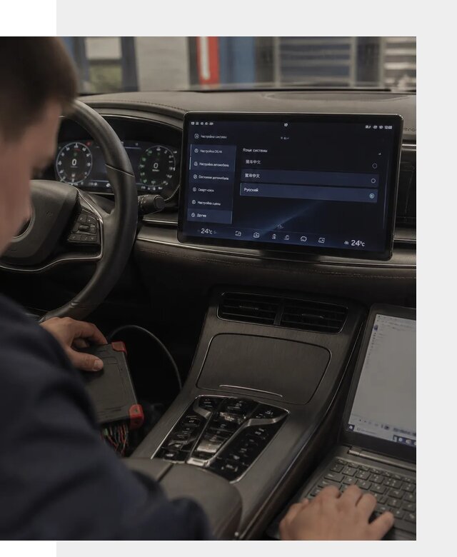 Русификация автомобиля BYD HAN для эксплуатации в Элисте