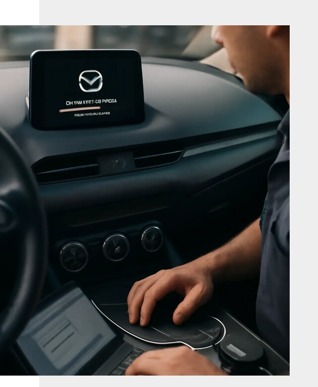 Установка приложений Mazda на мультимедийную систему в Элисте